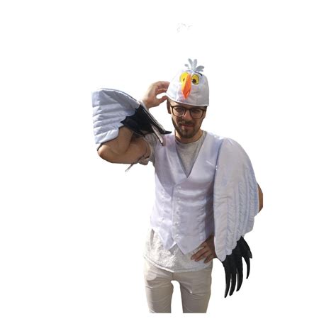 adult seagull costume|scuttle adult costume.